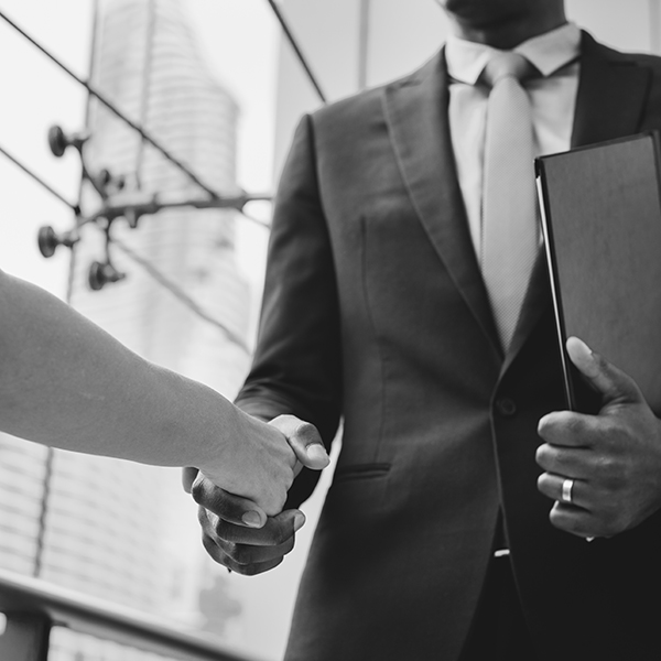 Accord passé, poignée de main